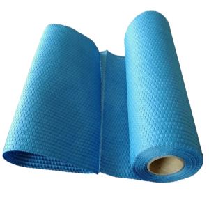 Toalhas de papel azul